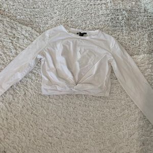 F21 cross over crop top